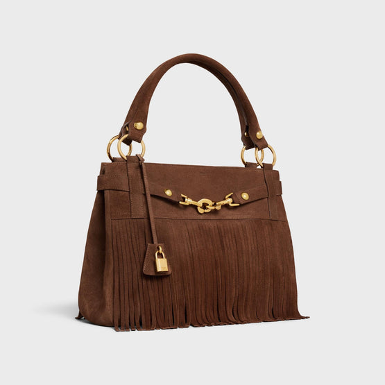 Women Medium Annabel with Fringes - Brown