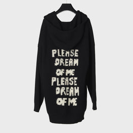 Men Baja  "Please Dream Of Me" Sweatshirt - Black/Off White