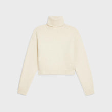 Women Pull Col Roulé Boxy Triomphe Sweatshirt - Off White