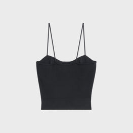 Women Cropped Bustier - Black