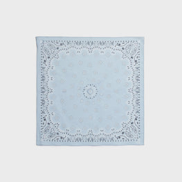 Men Bandana - Blue Grunge