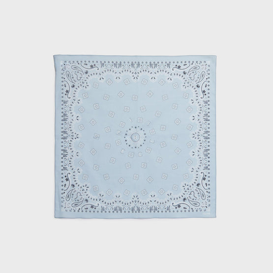 Men Bandana - Blue Grunge