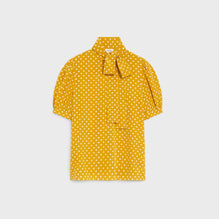 Women Lavallière Côté Blouse - Tournesol/Craie