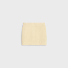 Women Courte Skirt - Jaune Paille