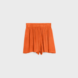 Women Fluide Boxing Shorts - Orange Flash