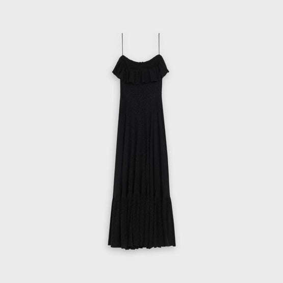 Women Bretelles 70s Dress - Black