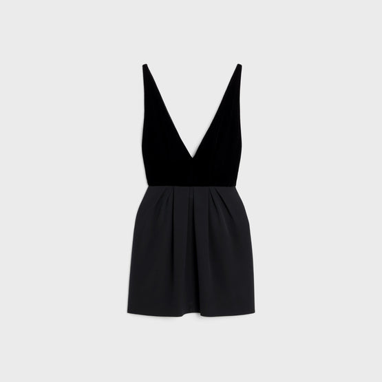 Women Drapée Minimal Oppo Dress - Black