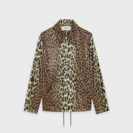 Men Legere Boutonnee Jacket - Leopard