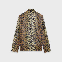 Men Legere Boutonnee Jacket - Leopard