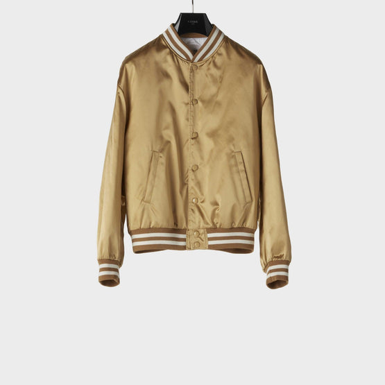 Men Teddy Brodé Tigre Jacket - Gold