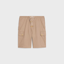 Women Cargo Shorts - Beige