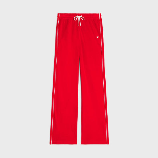 Women Droit Triomphe Joggers - Poppy Red/Off White