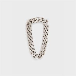 Men Chain Necklace - Silver