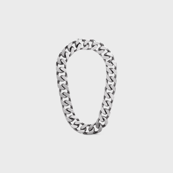 Men Chain Necklace - Silver